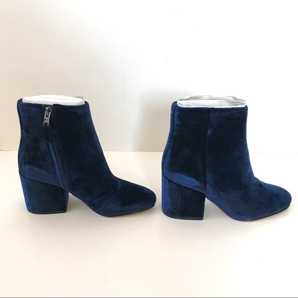 Sam Edelman Taye Velvet Ankle Boots - Picture 9 of 16